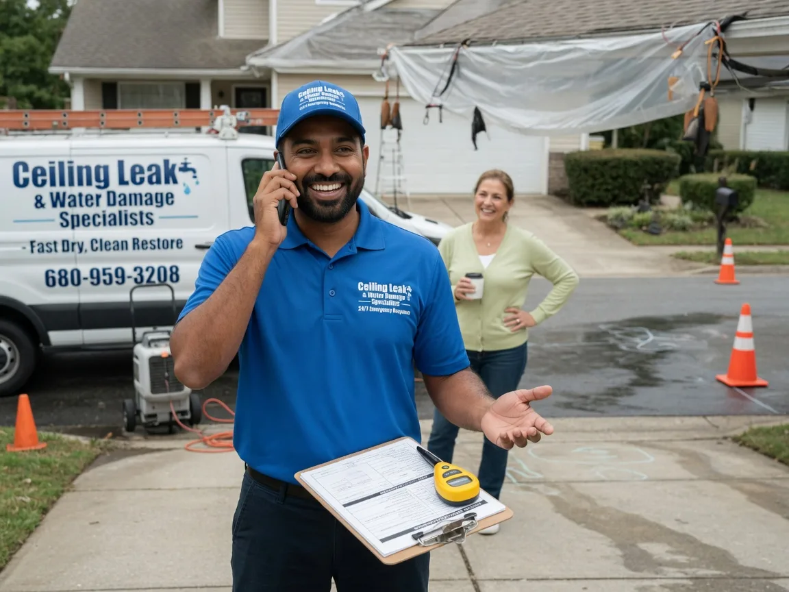 Ceiling Leak Cleanup Poth, TX FAQs